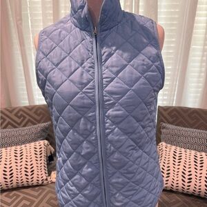 Golftini Women's Quilted Blue Vest, size medium